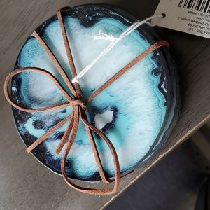 NWT Set of 4 coasters. Unique and beautiful